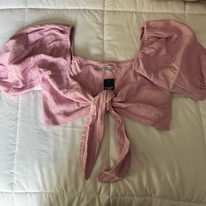 NWT Abercrombie Tie shirt